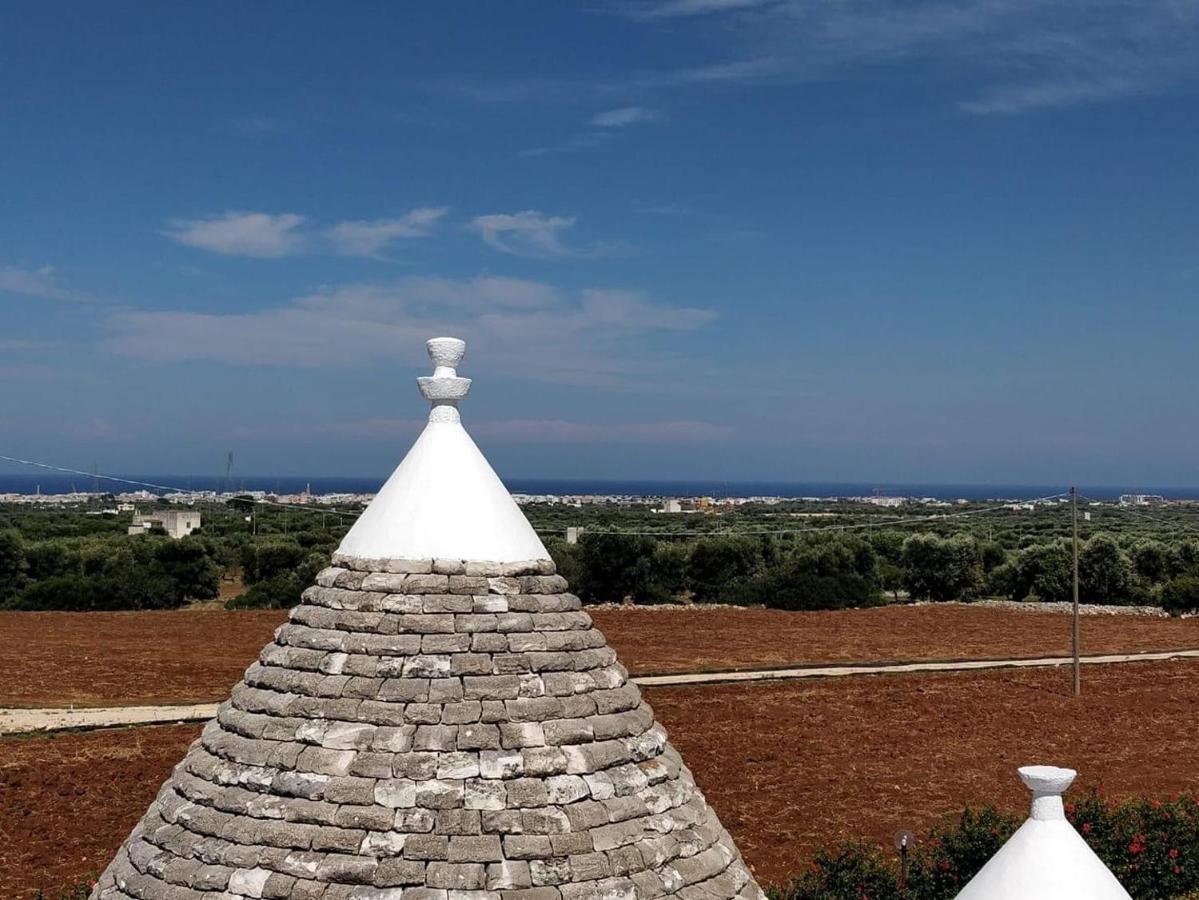 I Trulli Di Gina Appartamento Trullo 6 Persone Монополи Екстериор снимка